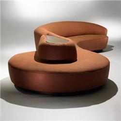 Vladimir Kagan, custom sofa, model 150BC