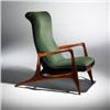 Image 1 : Vladimir Kagan, Multi-position Reclining armchair, model VK100