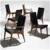 Image 1 : Vladimir Kagan, set of six Sling dining chairs, models VK101 and VK102