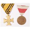 Image 4 : AUSTRIA 1912-1918 A Lot of 2 Defence Medals  VF-UNC