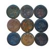 Image 2 : TOKENS 1840-1843 Victoria Penny NS-2 A Lot of 9 Pieces Very Good-Fine+