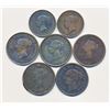 Image 2 : TOKENS 1840-1854 A Mixed Lot of 7 Maritime Regal Coins Very Good-Fine+