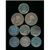 Image 2 : TOKENS A Lot of 9 Nova Scotia Trade and Navagation Pieces Good-Fine+