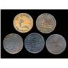 Image 1 : TOKENS A 5 Piece No Labour No Bread UC-4 Good-Fine