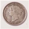 Image 3 : CANADA 1887 Victoria 10 cents Fine
