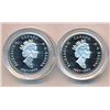 Image 2 : Royal Canadian Mint 1992 A 13 Piece Lot of Provincial Quarters and Looney Proof