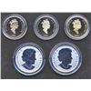 Image 2 : Royal Canadian Mint 1994-2019 A Lot of 5 Proof Coins
