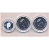 Image 2 : Royal Canadian Mint 1997-2001 A Lot of 5 Commemorative Coins 30.0 gms AG