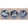 Image 1 : Royal Canadian Mint 2000-2002 A Lot of 8 $20.00 Transportation Series Proof