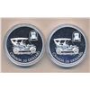 Image 3 : Royal Canadian Mint 2000-2002 A Lot of 8 $20.00 Transportation Series Proof