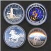 Image 1 : Royal Canadian Mint 2005-2019 A Lot of 4 Mixed Themes .9999 AG 4 OZ.