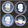 Image 2 : Royal Canadian Mint 2005-2019 A Lot of 4 Mixed Themes .9999 AG 4 OZ.