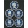 Image 2 : Royal Canadian Mint 2007-2009 A Lot of 15 $25.00 Proof Olympic Coins