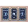 Image 2 : Royal Canadian Mint 2009 3 x $15.00 Playing Card Money Proof .925  2.81 Oz.