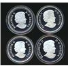 Image 2 : Royal Canadian Mint 2013-2016 A Lot of 4 x $20.00 Fine Silver .9999 4 OZ.