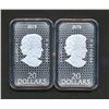 Image 1 : Royal Canadian Mint 2017 2 x $20.00 Shag Harbour Incident w/Flashlights .9999