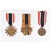 Image 1 : Three medals, World War II