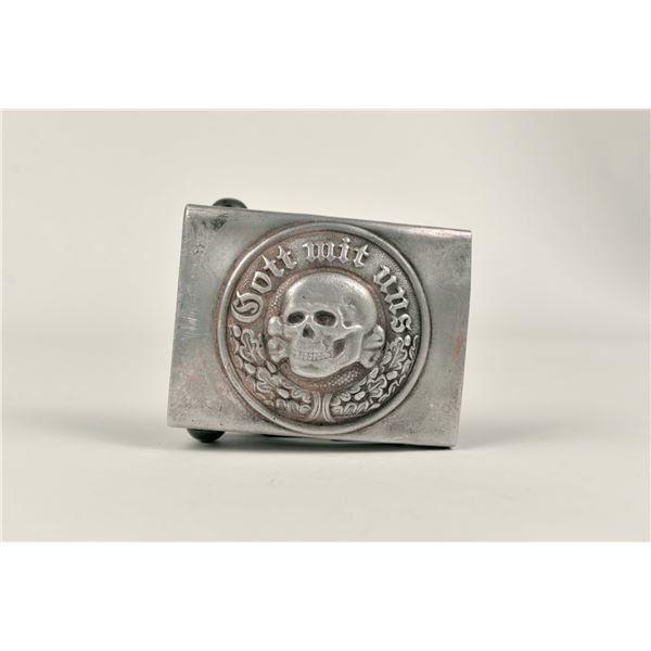 Belt Buckle, World War II, Skull