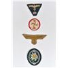 Image 2 : Four nazi cloth patches