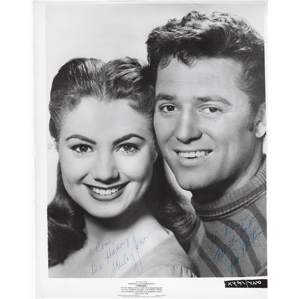 Carousel Shirley Jones and Gordon MacRae signed movie photo