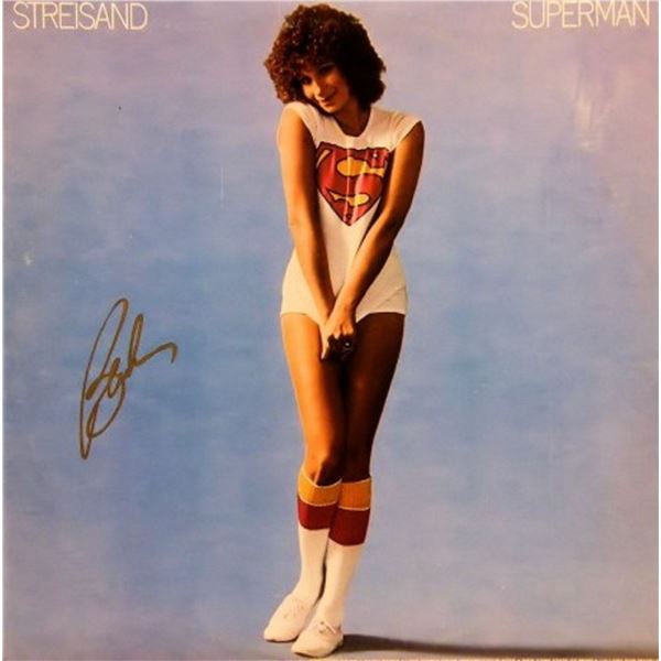 Barbra Streisand signed "Superman" album
