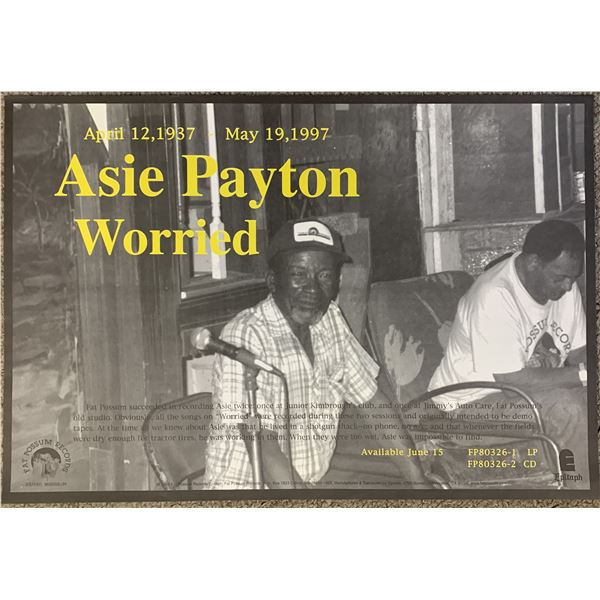 Asie Payton Worried promo poster