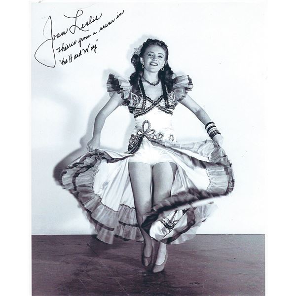 Joan Leslie signed photo