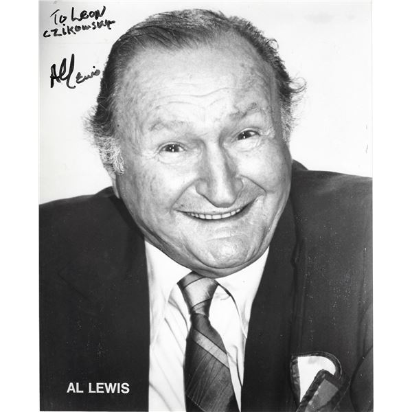 The Munsters Al Lewis signed photo