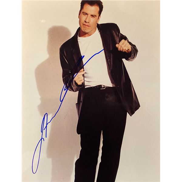 John Travolta signed photo