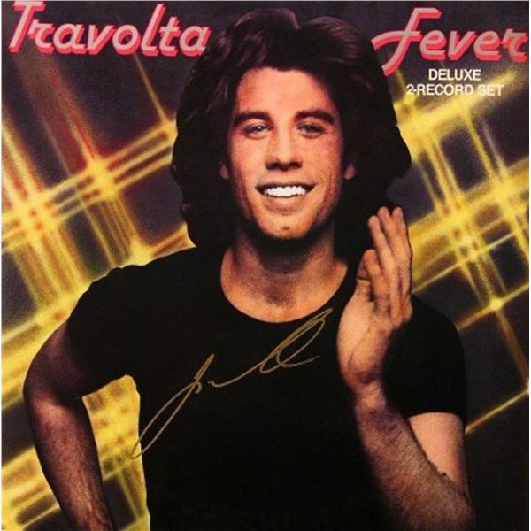 John Travolta signed "Travolta Fever" album