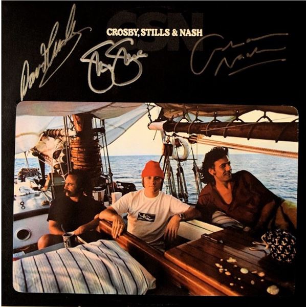 Crosby, Stills, & Nash signed album