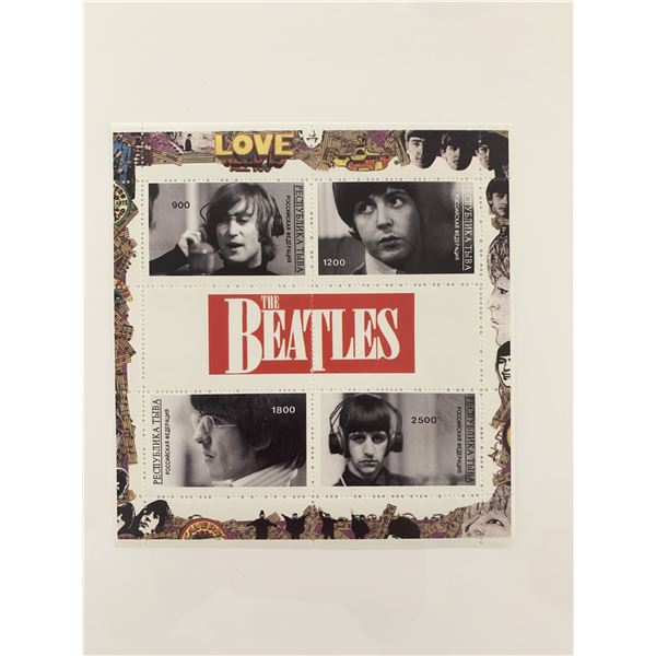 TThe Beatles Souvenir Stamp Set