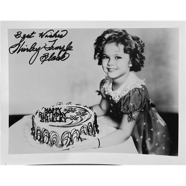 Shirley Temple signed photo