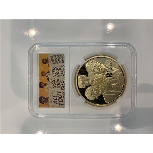 The Beatles commemorative coin