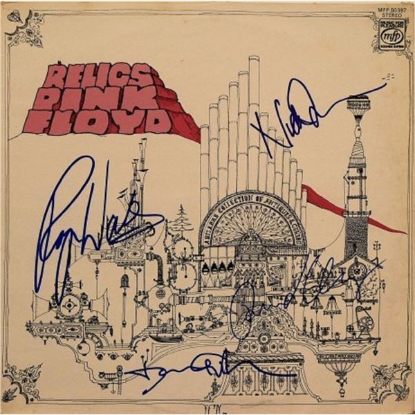 Pink Floyd signed "Relics" album