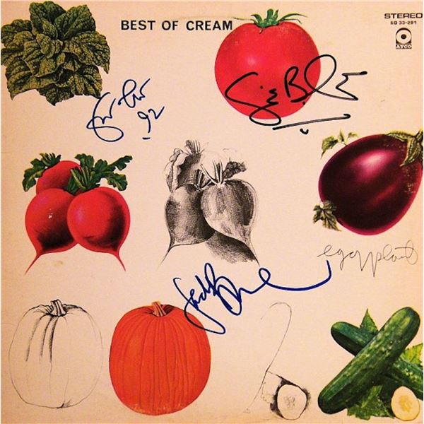 Best of Cream signed album