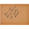 Image 1 : Harry Houdini signature slip