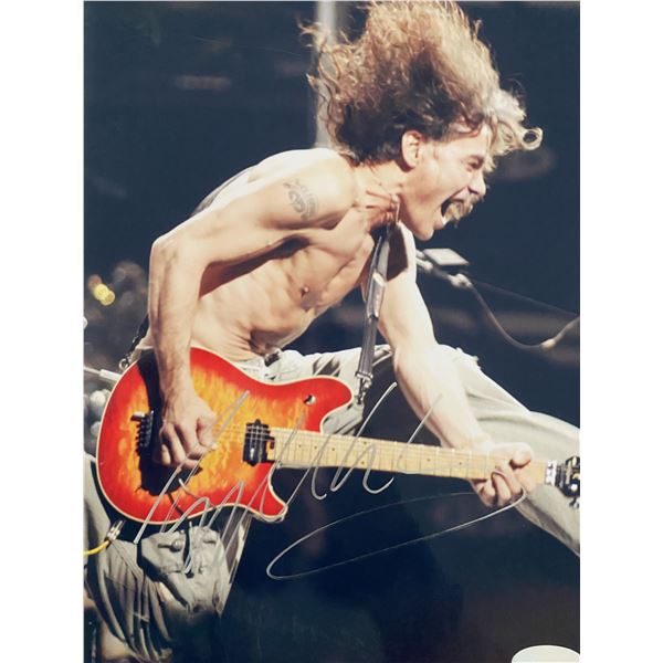 Eddie Van Halen signed photo