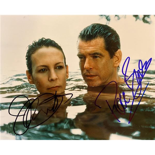 The Tailor of Panama Pierce Brosnan and Jamie Lee Curtis signed movie photo