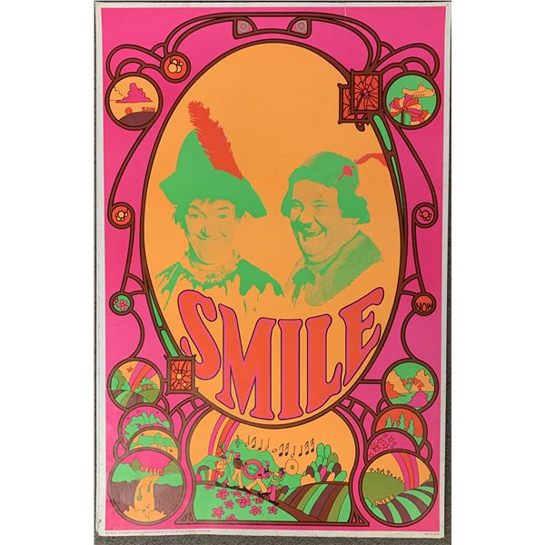Smile blacklight poster