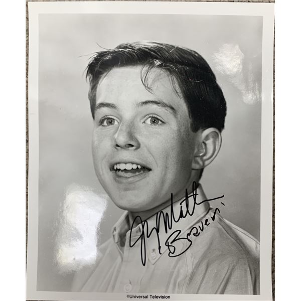 Jerry Mathers Leave It To Beaver signed photo