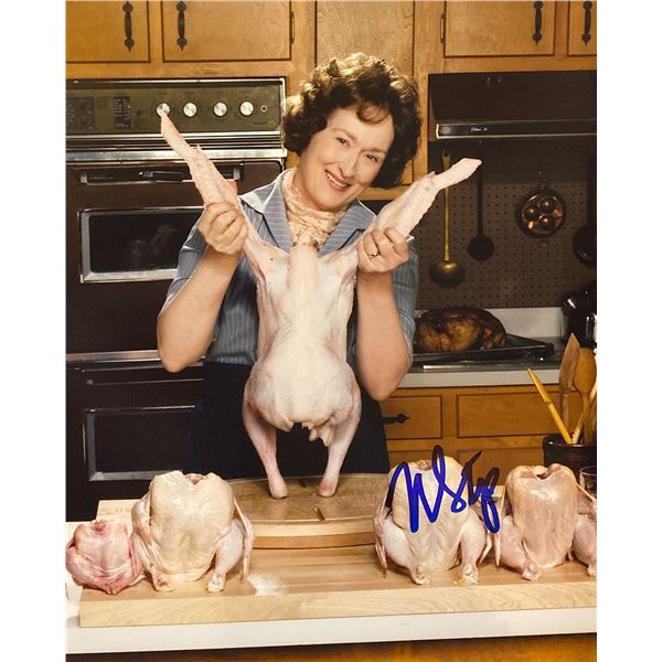 Julie & Julia Meryl Streep signed movie photo