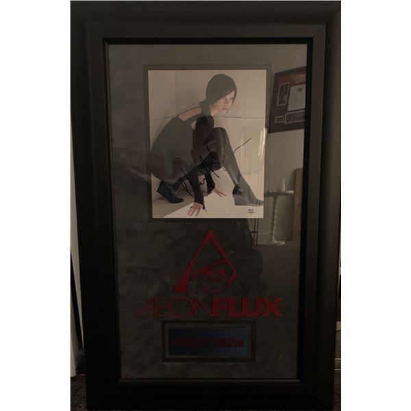 Charlize Theron Aeonflux signed photo