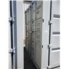 Image 2 : GREY 40' 52,910 MAX CAPACITY INDUSTRIAL TRANSPORT CONTAINER WITH 4 DUAL SWING SIDE DOORS, 1 REAR