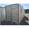 Image 2 : PORTABLE OFFICE CONTAINER W87" X L108" X H99" WITH WINDOW AND LOCKING MAN DOOR