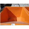Image 2 : GREATBEAR ORANGE METAL INDUSTRIAL FORKLIFT DUMP BIN W43" X L43" X H37"