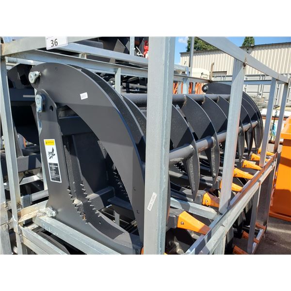 GREATBEAR 78" HYDRAULIC SKID STEER GRASS GRAPPLE BUCKET ATTACHMENT