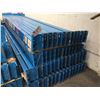 Image 2 : ASSORTED INDUSTRIAL PALLET RACKING 12 - 16' X 42" ASSORTED UPRIGHTS, 74 ASSORTED 12' X 5", 9' X 5"
