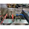 Image 4 : PITCO SGH-50 STAINLESS STEEL COMMERCIAL GAS 4 BAY FRYER WITH 14 FRYING BASKETS