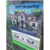 Image 2 : GREATBEAR BLACK 20' BI-PARTING WROUGHT IRON GATE WITH DEER ARTWORK IN CENTER